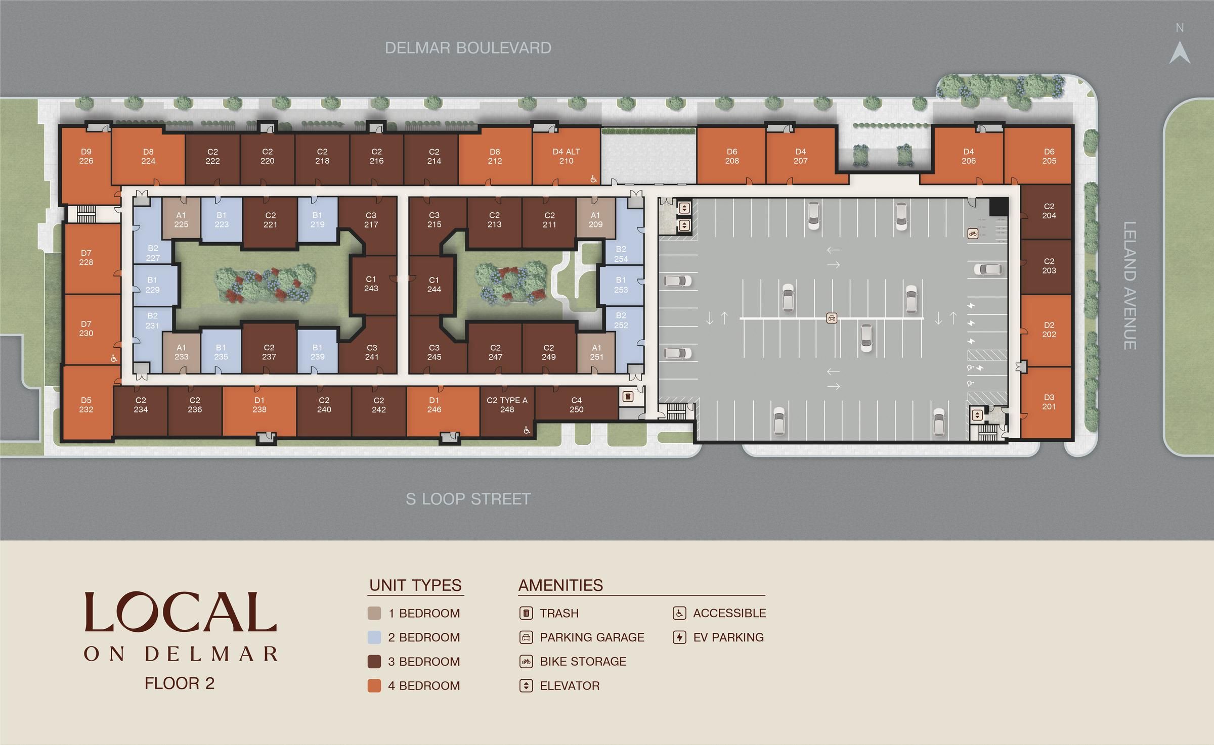 Local on Delmar Floor 2 sitemap