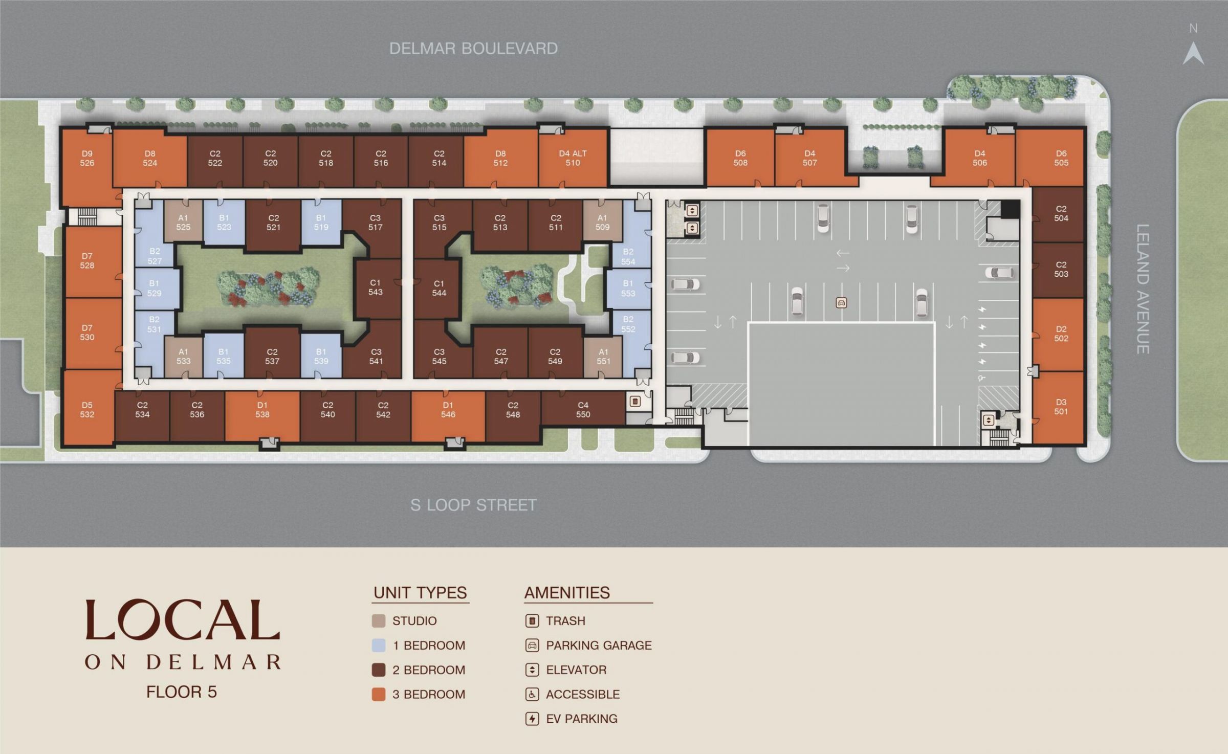 Local on Delmar Floor 5 sitemap
