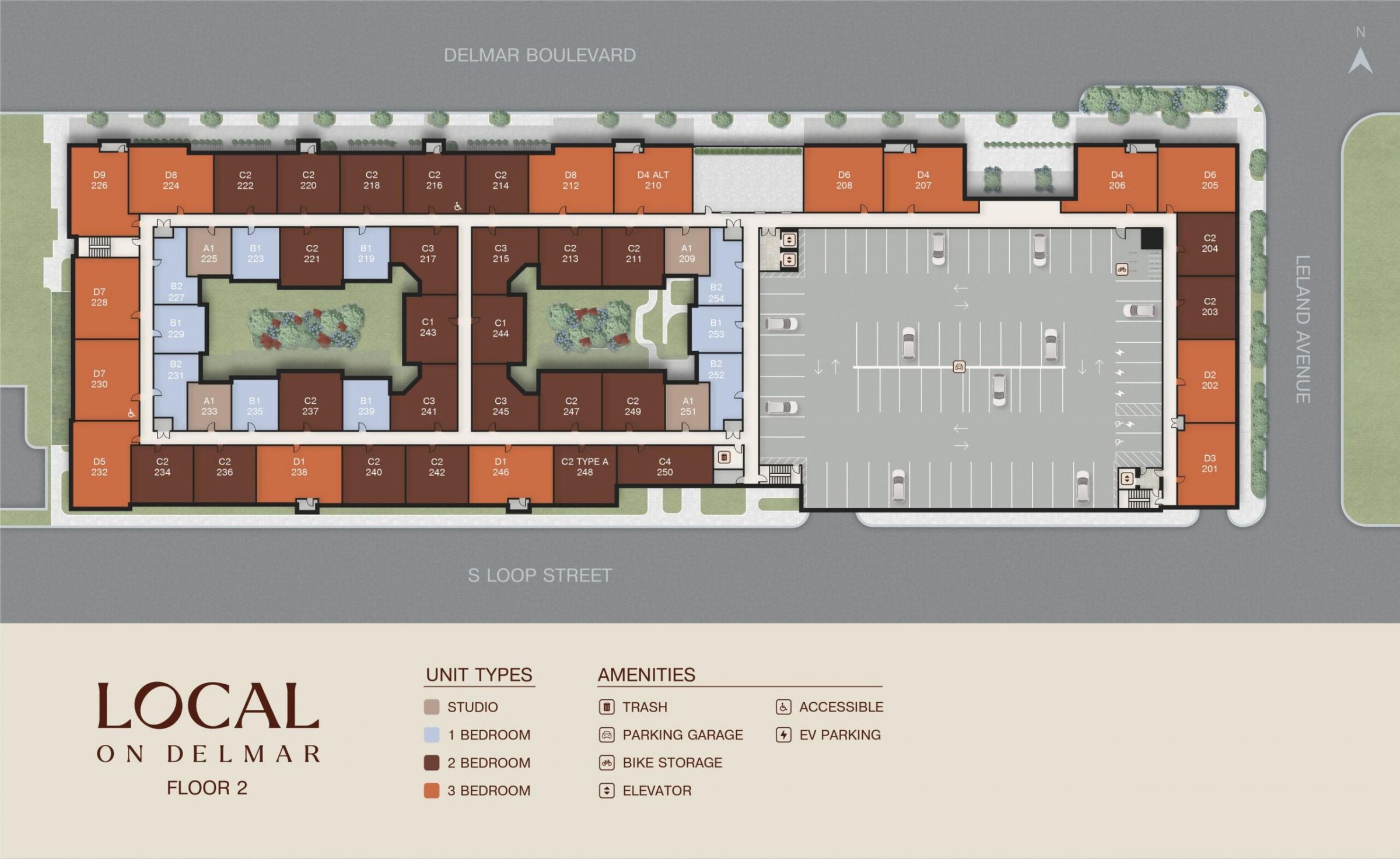 Local on Delmar Floor 2 sitemap
